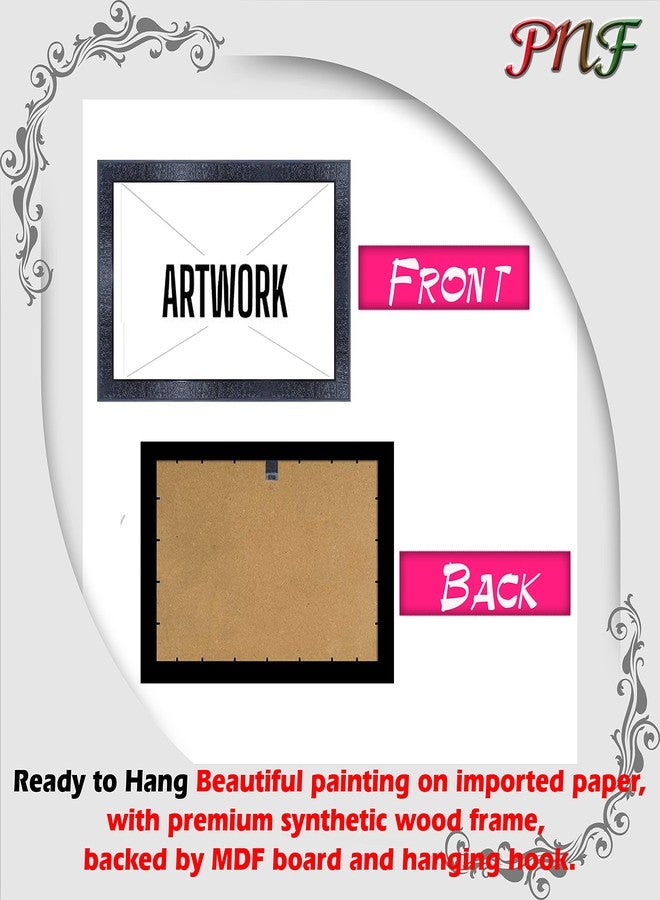 pnf Poster n Frames Shree Jagannath Puri Wooden Photo Frame|Acrylic Sheet|Pooja|Daily Worship Routines|Best Gifting Option(10 * 14inch,Multicolour,20792) - Image 3